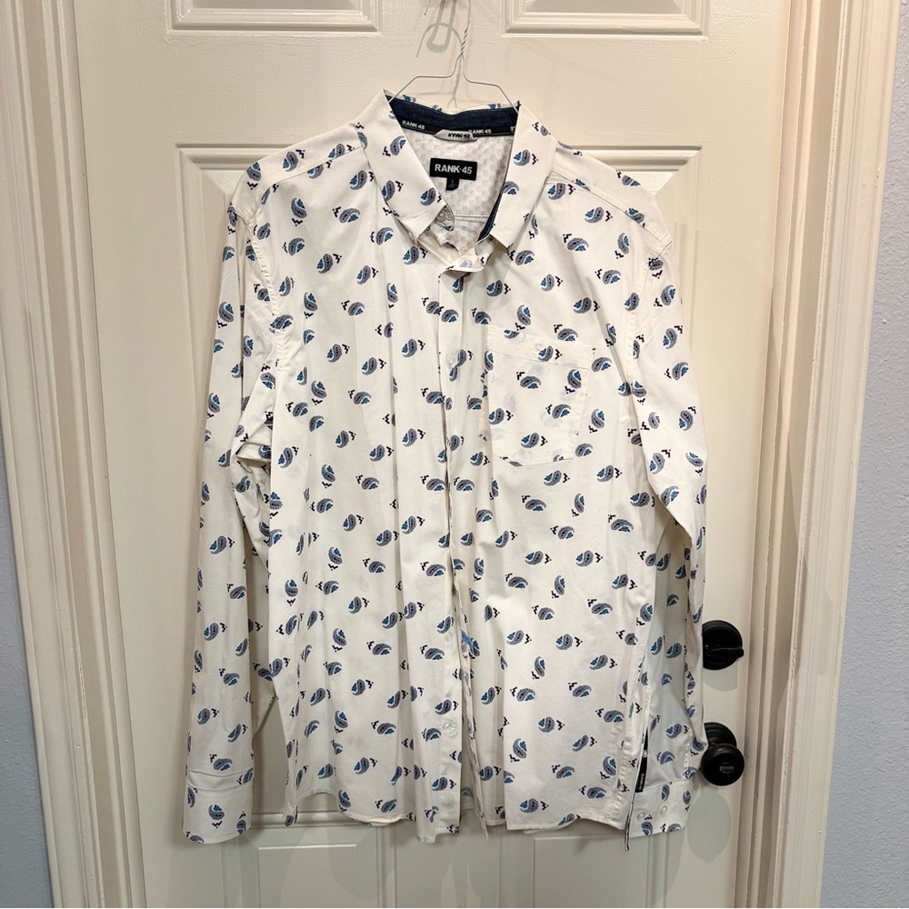 Floral Print Button-Up Shirt